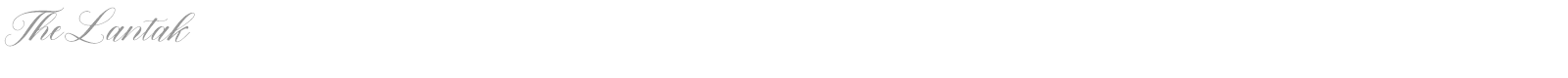 The Lantak font preview